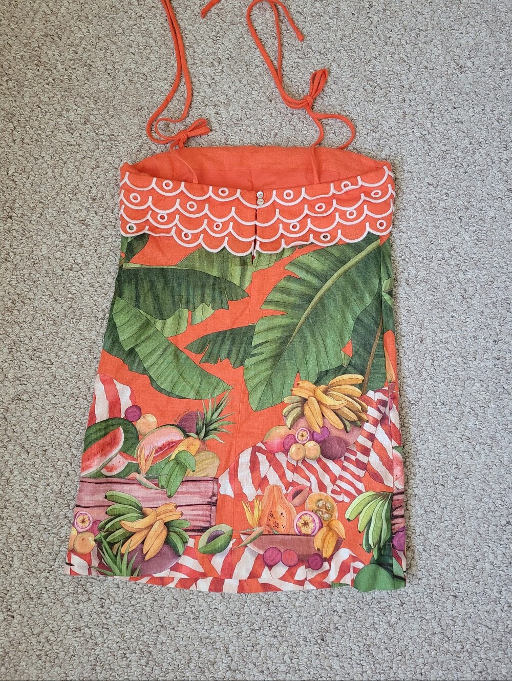Farm Rio Fruit Trolley Banana Mini Dress - Picture 4 of 6